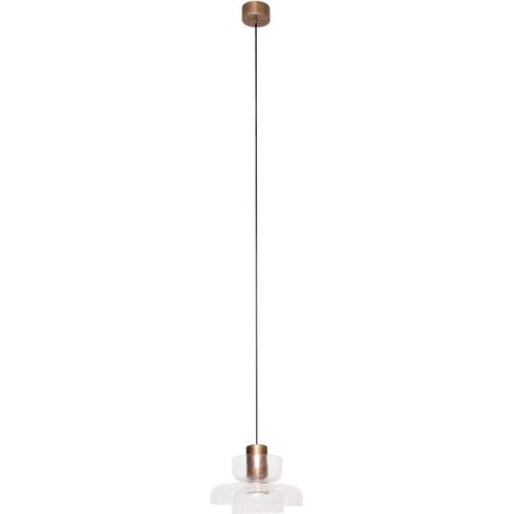 Suspension laiton double verre LED 8W Maxlight P0532 (1/5)