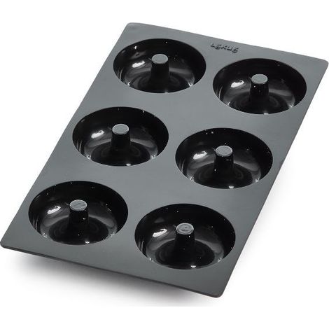 Lékué - Moule 6 donuts noir