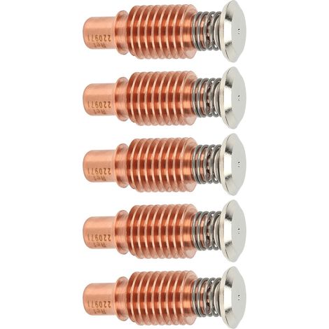 5 électrodes en cuivre pour torche à plasma, résistantes aux hautes températures, accessoires 220971