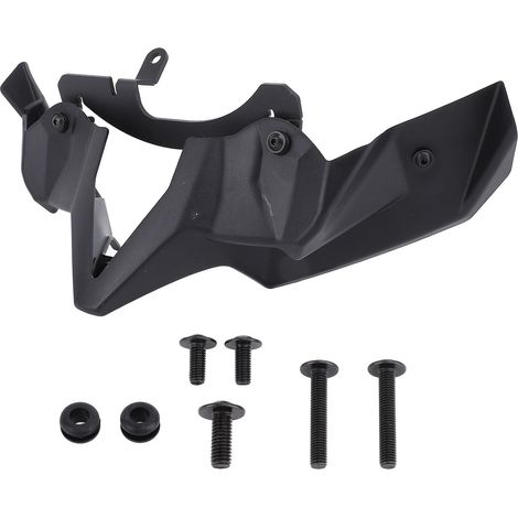 Becquet avant nu de moto, aileron aérodynamique à force d'appui accrue, stabilité de conduite accrue, noir pour Z900 2020 – 2024. (1/4)