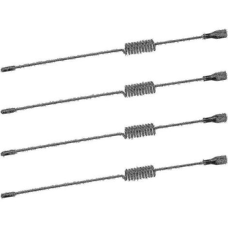 Quatre antennes décoratives en métal de 197 mm, compatibles avec les véhicules tout-terrain télécommandés à l'échelle 1/10 : Trx4, Trx6, Scx10, RC4WD, D90, D110, CC01, Tru. (1/5)