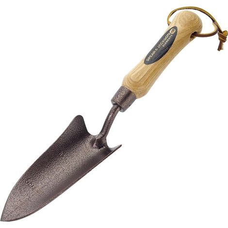 Transplantoir étroit, Acier Carbone, repères