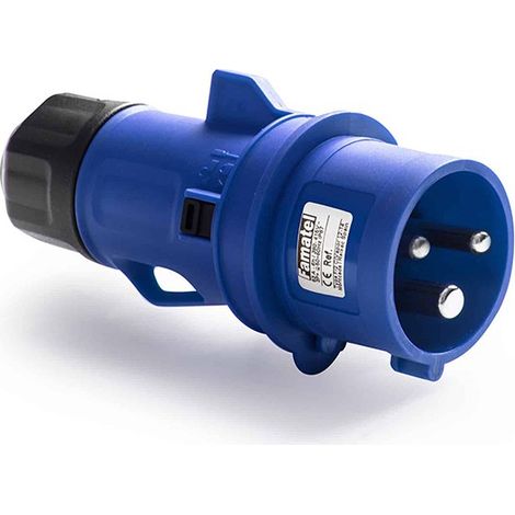 CLAVIJA INDUSTRIAL 2P+T 16AMP. 220V IP44 - FAMATEL