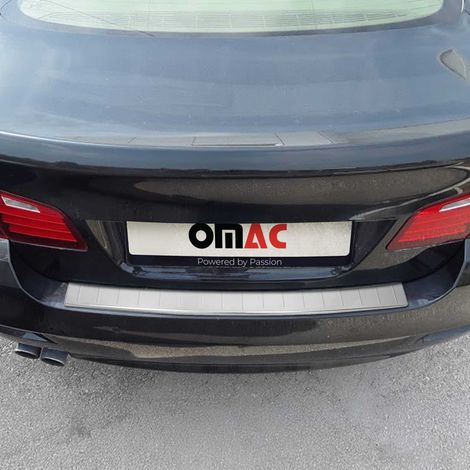 OMAC Ladekantenschutz Stoßstangenschutz für BMW 5er F11 Touring 2009-2017 – Edelstahl gebürstet (1/5)