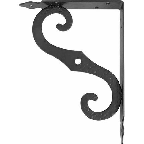 Soporte Palomilla Negra 150x115mm, Moderno y Elegante - BECUSA