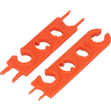 paire de clés à molette solaires pour l'assemblage, le démontage et la déconnexion des connecteurs de panneaux photovoltaïques (orange) (1/5)