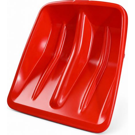 Pala in plastica rinforzata rossa 42x39 (1/5)