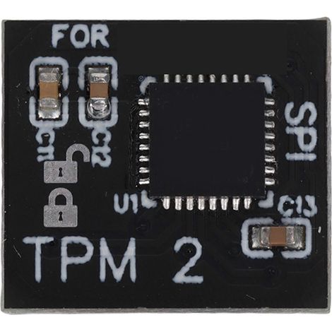 Sicherheitsmodul mit SPI-Schnittstelle, 12-polig, TPM2.0-Fernkartenverschlüsselungs-Sicherheitsmodul für MSI