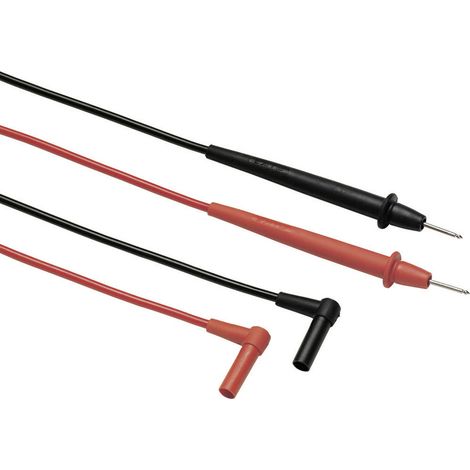 Fluke TL75-1 Sicherheits-Messleitungs-Set Lamellenstecker 4 mm Prüfspitze 1.20 m Schwarz, Rot 1 St. (1/2)