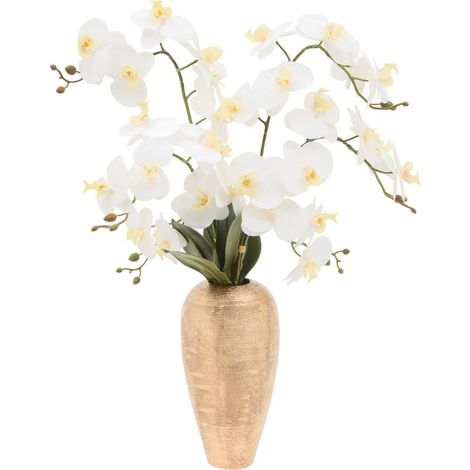 Künstliche Orchidee Naoko H. 75 cm, goldfarben - Atmosphera créateur d'intérieur (1/3)