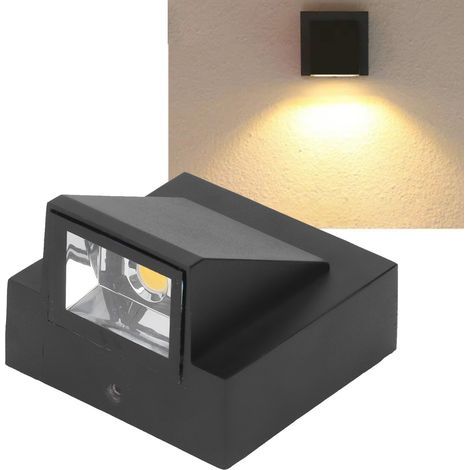 1 Pack Outdoor Wall Light Adjustable Beam Angle Bedroom Wall Lamp Warm White Aluminium Indoor Lighting Suitable for Hallway Living Room (1/5)