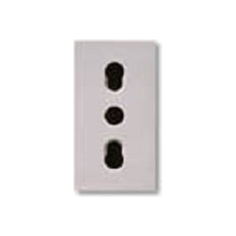 Presa bipasso ral 2P+T 10/16A 250V alveoli schermati AVE 45506/15TS