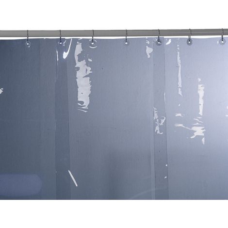 Cortina lama S0 de protección contra polvo, corriente de aire, humedad y salpicaduras de soldadura transparente KEMPER 1800 x 570 mm
