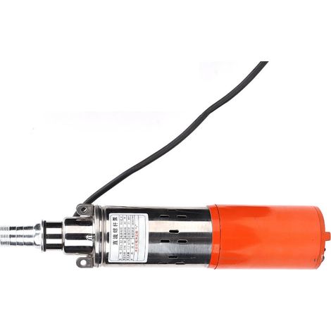 1" 12 V 1,2 m 30 m Gleichstrom-Schraubenpumpe, effiziente Tauchwasserpumpe, aus Stahlguss (1/5)