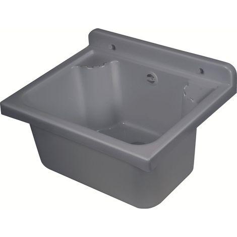 Pilozzo mural 42,5 cm en PP Mini&Smart avec grille - Couleur : GRIS PIERRE (1/5)