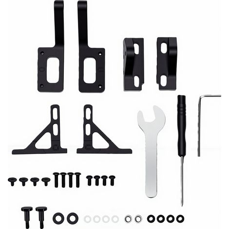 Cerniera in metallo per sportelli di stampanti 3D, compatibile con Bambu Lab P1P/P1S. Perno regolabile con rotazione di 180° e 270°. Viti di montaggio incluse. (1/5)
