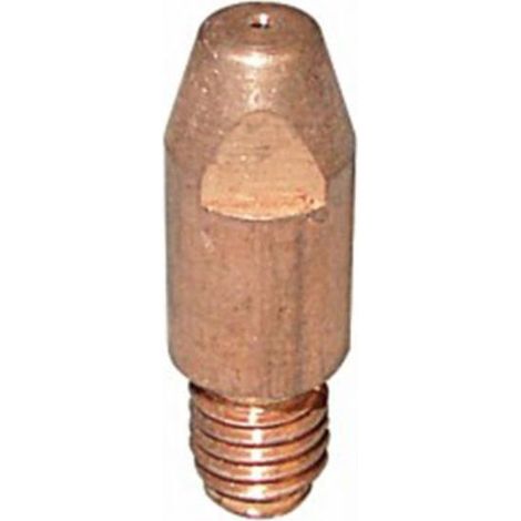 DUVER tubo de contacto m8x30 0,8 mm de latón o cobre , 