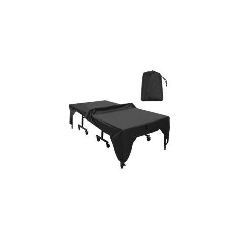 280 x 153 x 73 cm Schwarze Tischtennis-Tischtennis-Abdeckung Wat (1/5)