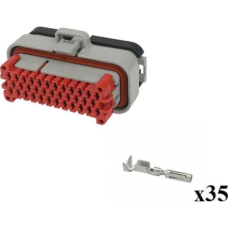 Kit Connettore Ampseal Maschio 35 Vie grigio