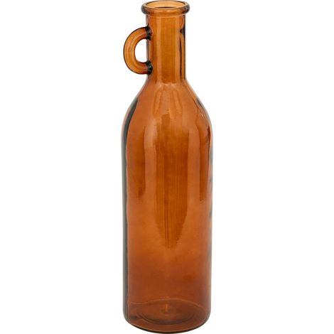 Jarrón botella de vidrio Yana Amber H50cm - Atmosphera créateur d'intérieur