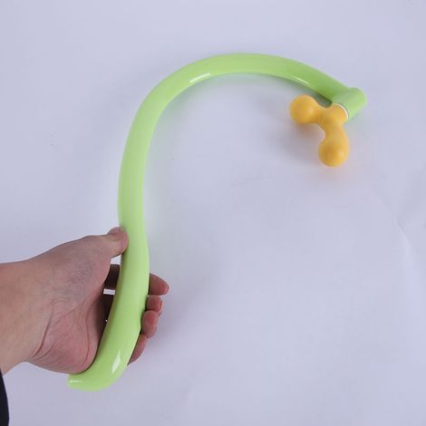 Triggerpunktmassagehaken, rotierender Nacken- und Schultermassagekopf, Massagestock, Rückenkratzer (1/5)