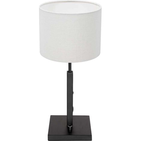 Steinhauer - tischlampe - Stang - schwarz - leinen metall - Ø (1/5)