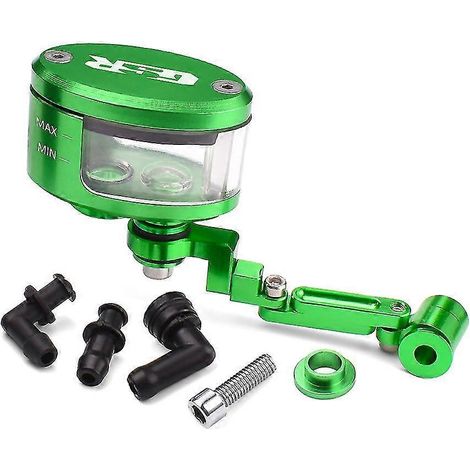 Réservoir d'huile de frein et d'embrayage avec support pour moto Suzuki GSR600/GSR750 (vert) (1/5)