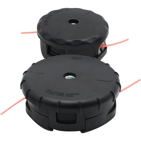 99944200907 Lot de 2 têtes débroussailleuse rechange pour à tige droite Shindaiwa - (1/5)