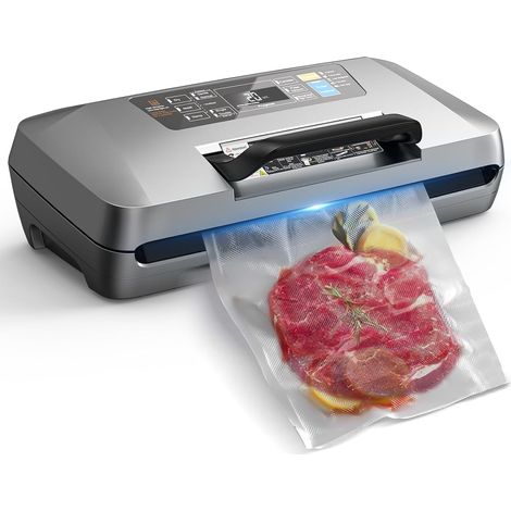 Machine Sous Vide Alimentaire Professionnelle 95 kPa 12 en 1 avec Rangement et Coupe-sac (1/5)