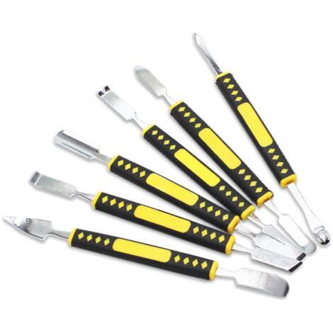 Outil universel d'ouverture de réparation de téléphones portables, Mini Spudger métallique, Kit de pied de biche (1/5)