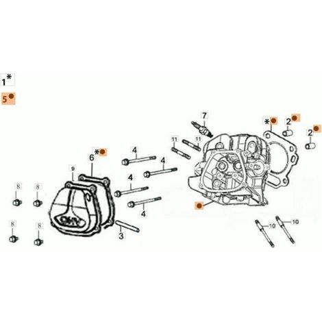 KIT DE TÊTE EMAK ORIGINAL L66151885