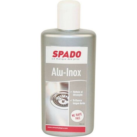 Limpiador de aluminio y acero inoxidable, frasco de 250 ml