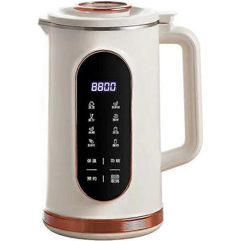 Machine à lait de soja électrique 1500 ml, mixeur, blender, mélangeur, machine à lait de noix, machine à petit-déjeuner, prise américaine (1/5)
