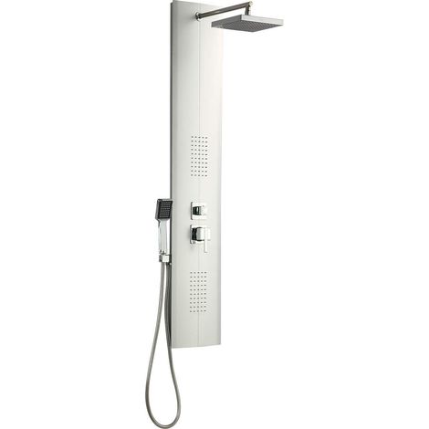 DP Griferia HID-0003 Colonna Doccia Idromassaggio, Argento