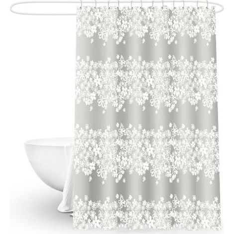 Lot de 2 Rideaux Occultants Isolants Thermiques - Motif Lignes Argenté sur Fond Bleu Marine - à Oeillets - 140x245cm - pour Salon/Intérieur