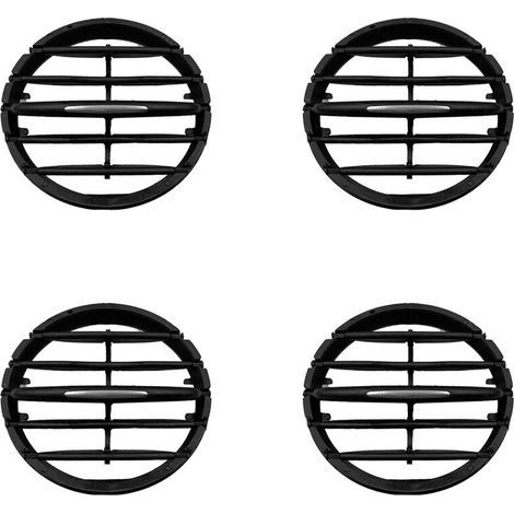 Connecteur pliable pour les buses centrales des bouches d'aération de la climatisation du tableau de bord des modèles 2010-2017. (1/4)