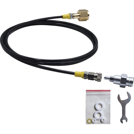 Kit de tuyau d'adaptateur pour machine à eau pétillante, connexion rapide, design durable, 2.5M W21.8 (1/2)