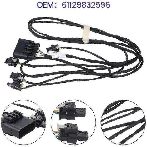 61129832596 Faisceau de câblage pour capteur de stationnement avant de voiture (câble PDC), compatible avec BMW Série 5 G30 G31 2017-2, version 0630 et 0512 (1/5)