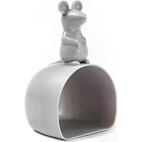 HONORNIC - Tasse à mesurer le riz, cuillère à riz, tasse à riz en plastique en forme de souris, pichet doseur avec bec verseur, accessoire de cuisine simple et élégant