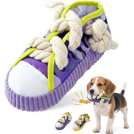 Jouet Couineur Durable pour Chien, Jouets de Chien Grincement, Jouet Interactif pour Chiens de Petite Moyenne pour ÉViter Les Comportements Destructeurs (1/5)