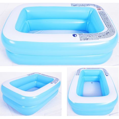 Aufblasbares Schwimmbecken 128x85x45cm (1/5)