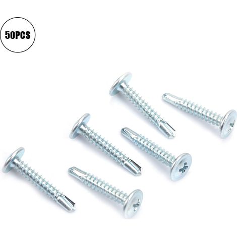 Lot de 50 vis autoperceuses et autotaraudeuses à tête fraisée M4.2 (M4.219) (1/5)