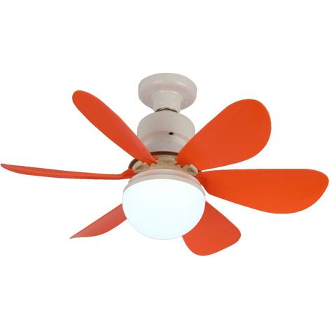 Lampe ventilateur E27 à intensité variable tricolore, idéale pour la chambre, la chambre d'enfant, le bureau ou le salon. Fonction minuterie et télécommande incluses. (1/5)