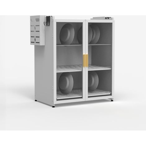 Organizer mobile dispensa da cucina scolapiatti 44x28x59cm Arin Plus - Bianco