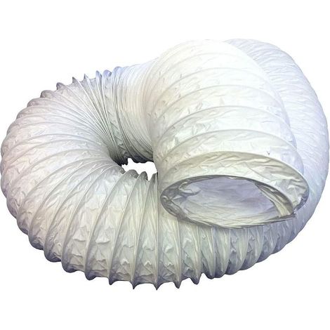 Kair 125 mm Universal-PVC-Flexschlauch für Wäschetrockner, Dunstabzugshaube, Abluftventilator, Klimaanlage – 3 m lang (1/5)