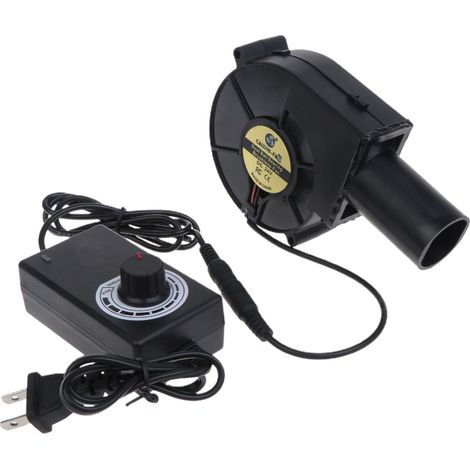 Ventilateur de cuisson pour barbecue 110 V/220 V avec variateur de vitesse pour générateur de fumée de fumoir à vitesse réglable avec conduit-AquaForge