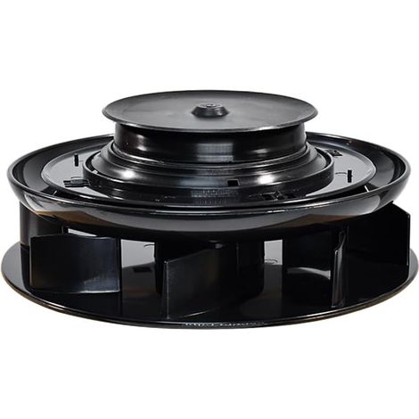 Petit Ventilateur Bas Profil Rotatif Aération Toit compatible avec Fourgon Caravane de Bus Van Noir