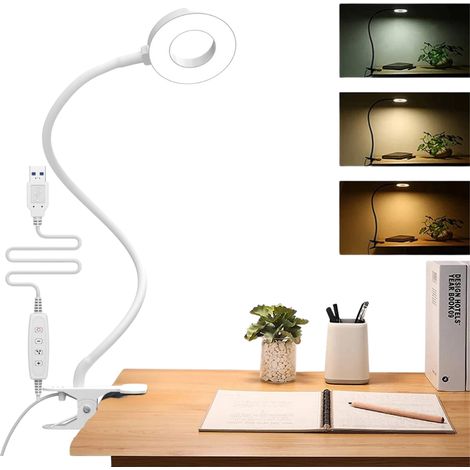 Lampe de nuit à pince