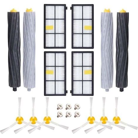 Accessoires Remplaçant kit iRobot Roomba 800 900 Série 800 850 860 865 866 870 871 872 875 876 880 886 890 891 895 896 897 900 950 960 965 966 967 969 970 971 974 975 976 980 981 989 996 (1/4)