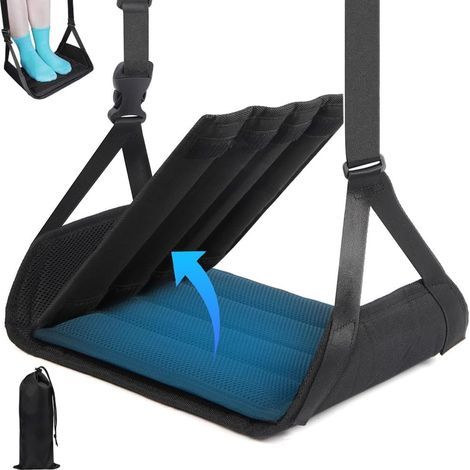 Repose-pieds pour avion, repose-pieds pour hamac, bureau, voyage, repose-pieds pour siège de train à grande vitesse, hamac portable en bambou (1/5)